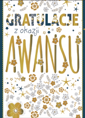 

Gratulacje z okazji awansu, kartka okolicznościowa