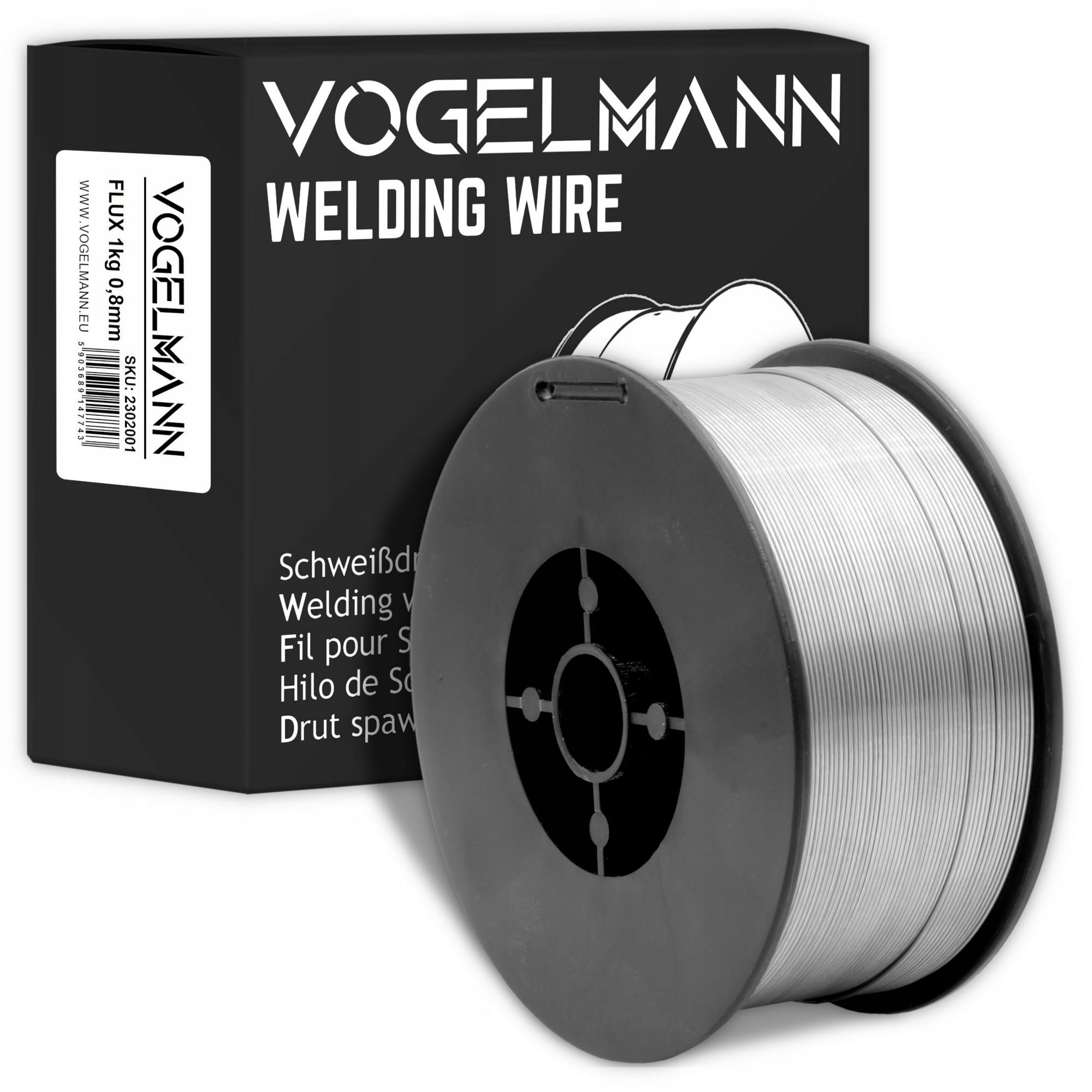 

Vogelmann Drut samoosłonowy 0,8mm 1kg Flux Mig