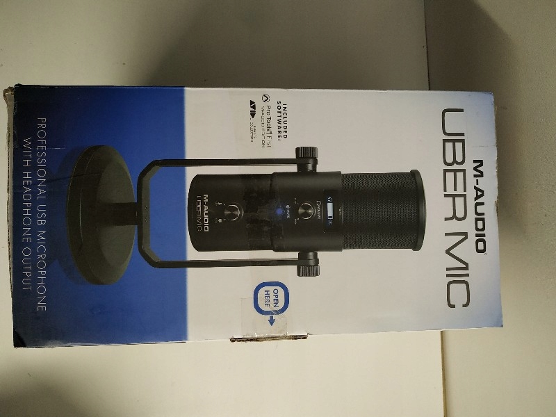 MIKROFON POJEMNOŚCIOWY M AUDIO UBER MIC CZARNY Zastosowanie studyjny