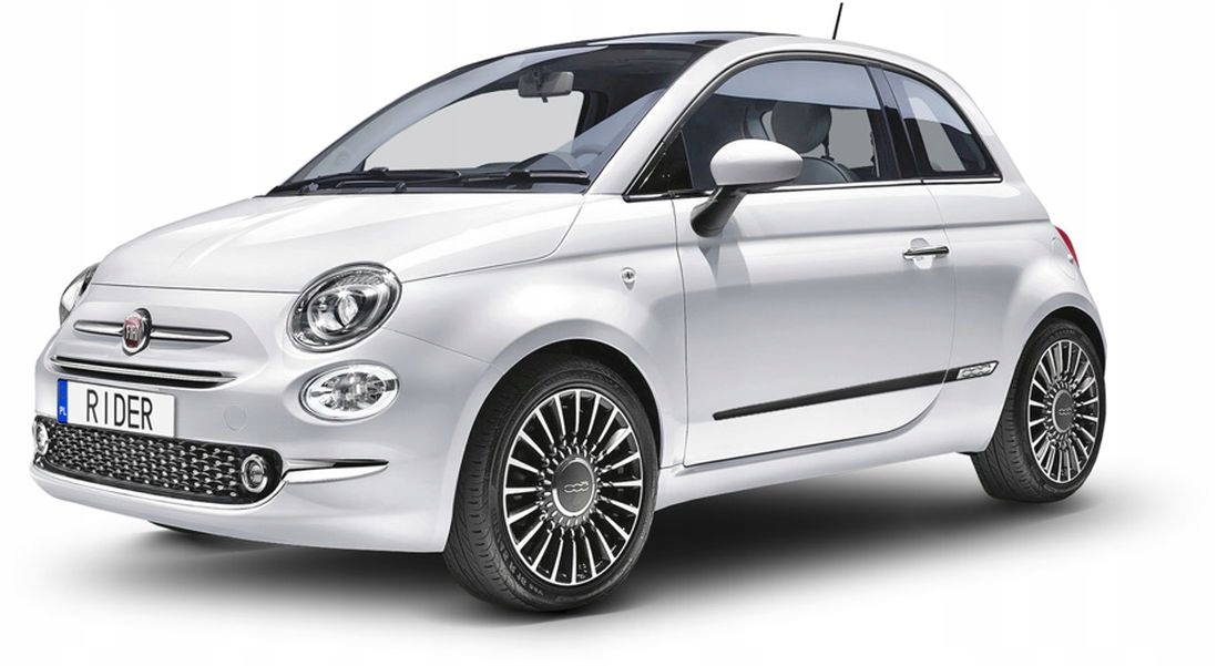 Boční lišty dveří Fiat 500, 2007-2014