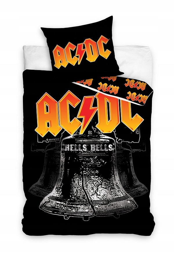 

Pościel bawełniana Ac/dc 140x200 zespół Hard Rock