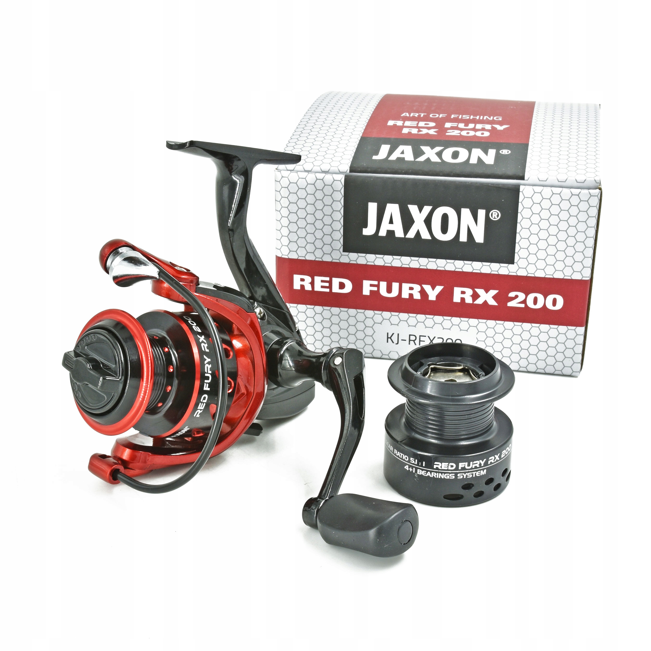 Kołowrotek uniwersalny Jaxon Red Fury Rx 200 5 łożysk