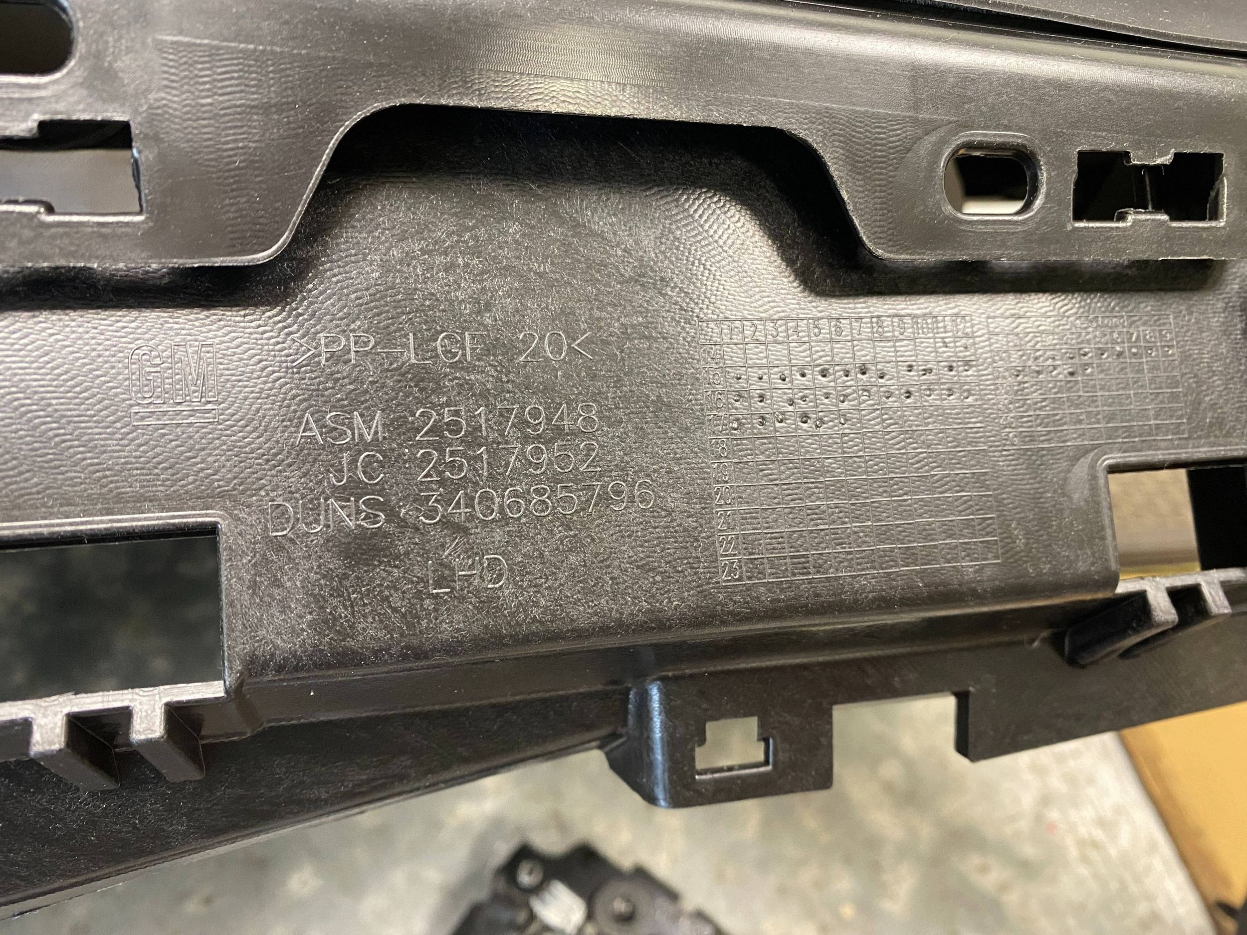 OPEL ASTRA K V originál complete console airbag adjuster 39022519