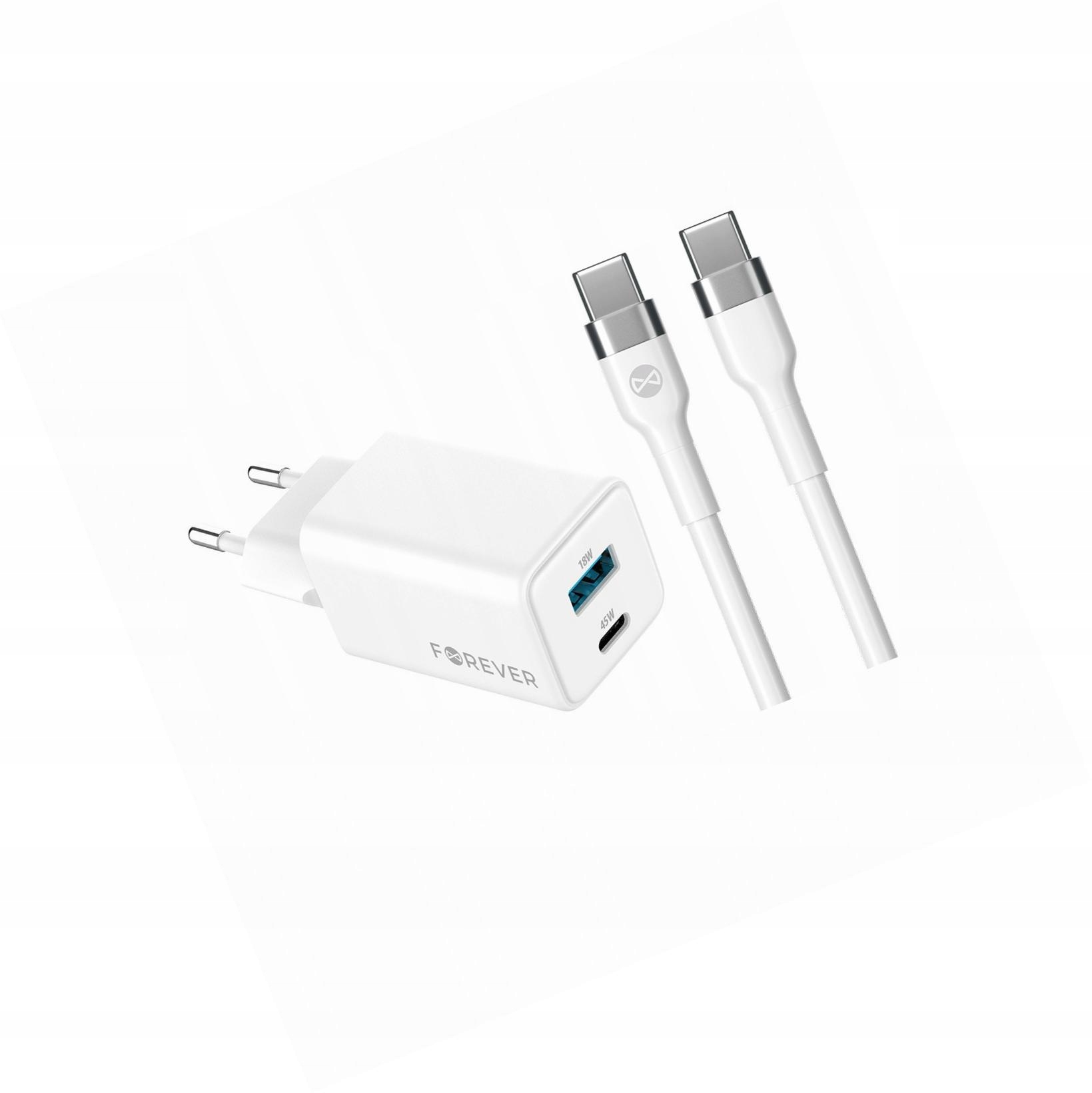 Szybka ładowarka GaN 45W Usb-c z kablem do Samsung Galaxy S22 Ultra 5G
