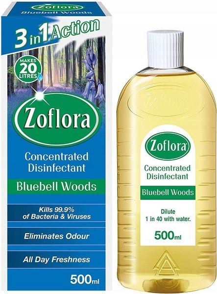 

Zoflora 3w1 Środek Dezynfekujący Bluebell Wood 500