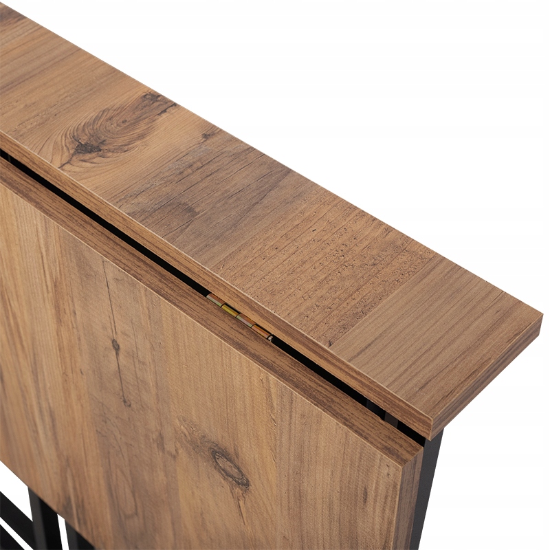 BIURKO SKŁADANE ścienne KOMPUTEROWE LOFT NOWOCZESNE INDUSTRIALNE MAŁE Szerokość przestrzeni na nogi 70 cm