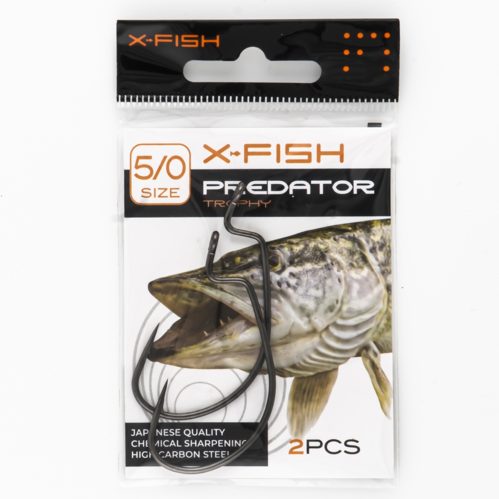 X-Fish haczyki Predator Trophy rozmiar 3/0 (3szt/opak)