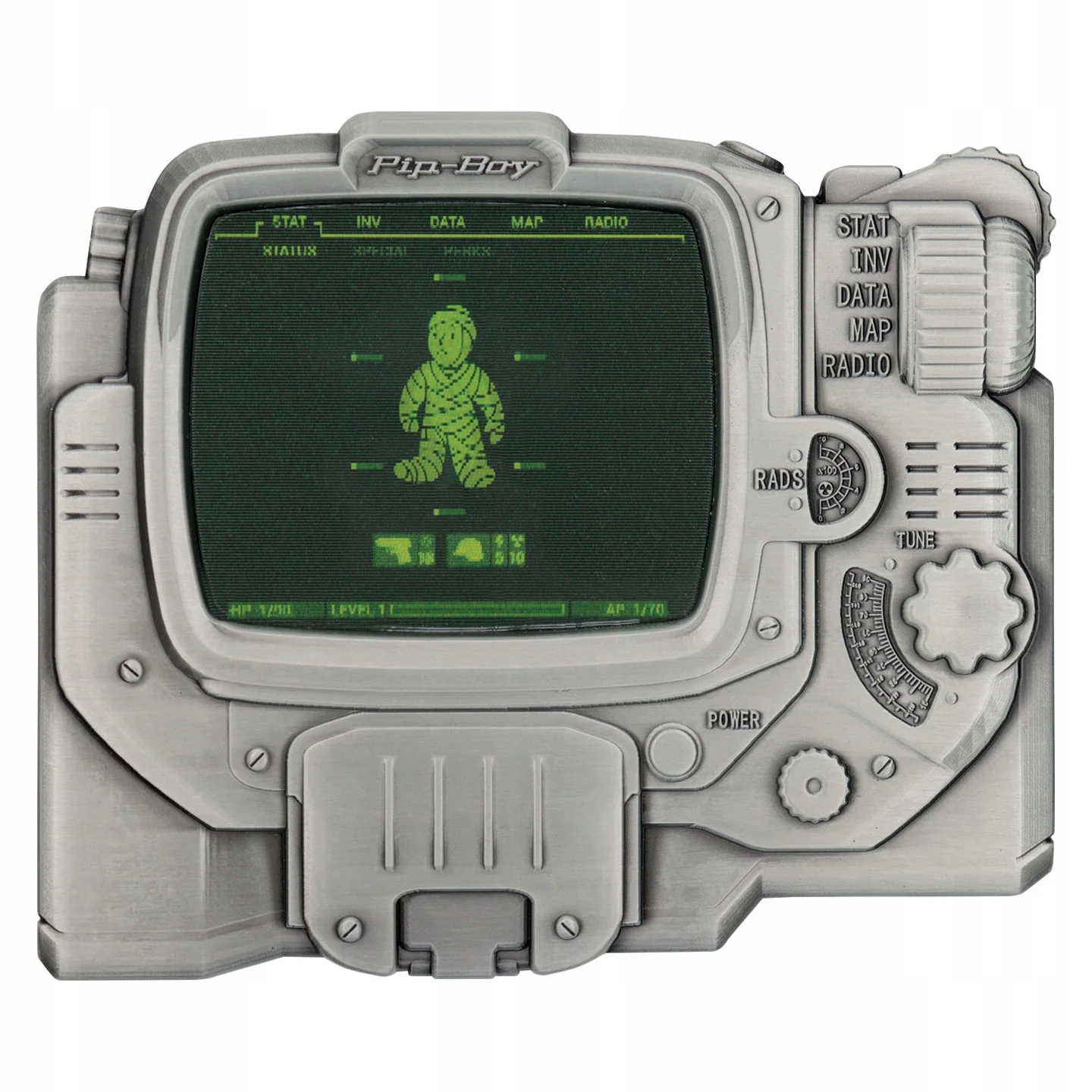 Replika slitku Pip-Boy s projekčním plátnem Fallout