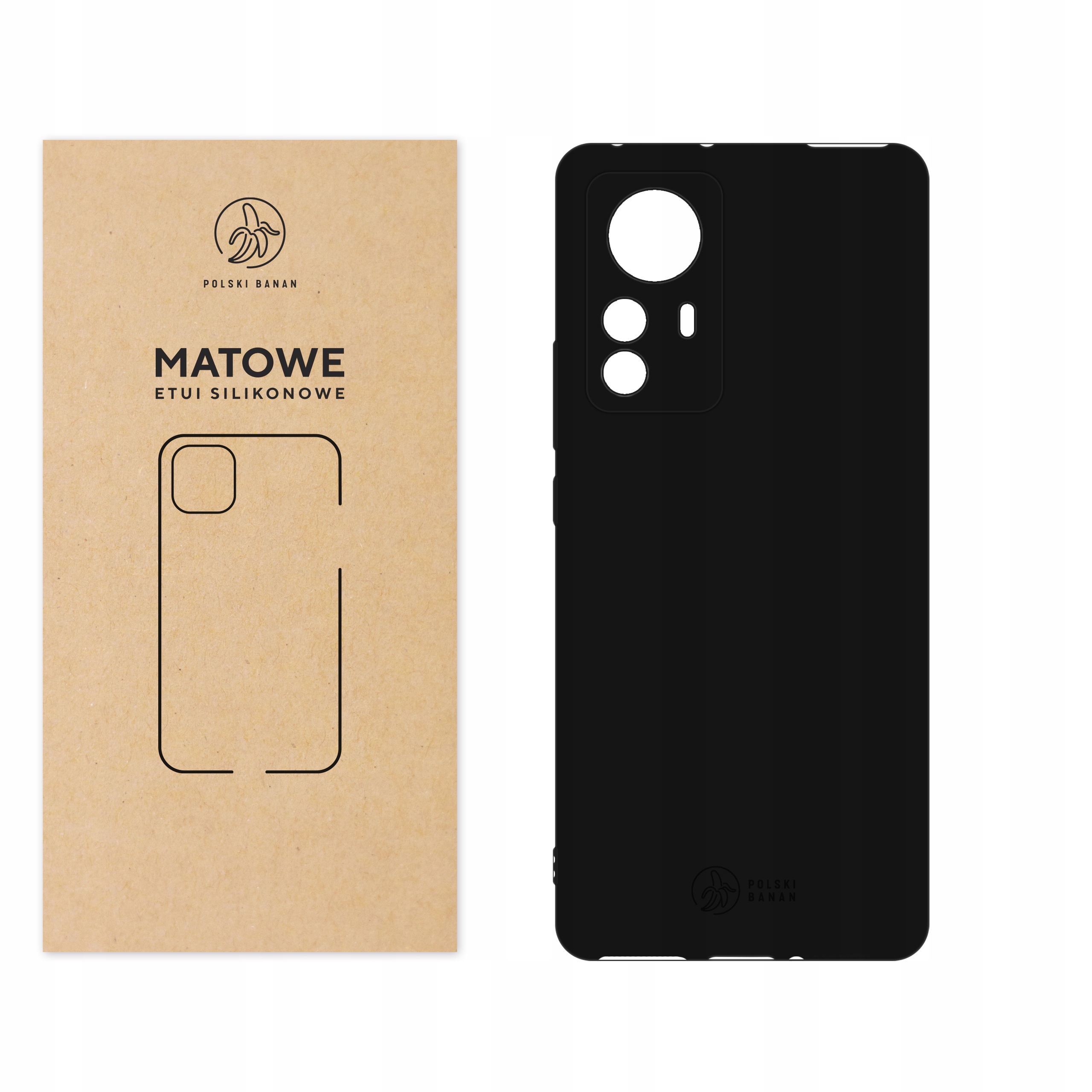 

Etui Matowe do Xiaomi 12 Pro czarne