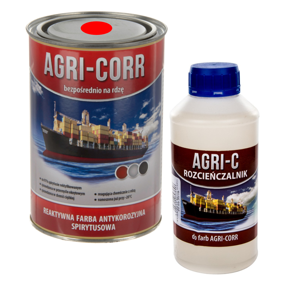 

Antykorozyjny zestaw okrętowy Agri-Corr czerwony