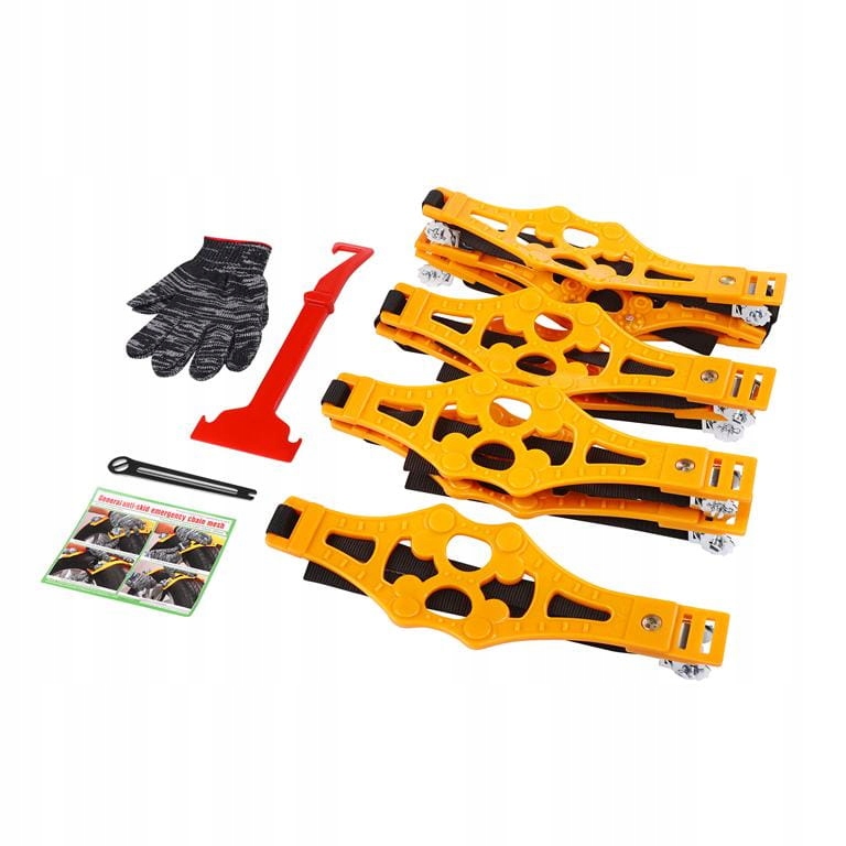 Univerzální Zimní Sněhové Řetězy Na Kola Automobilů, Odolné, 8KS