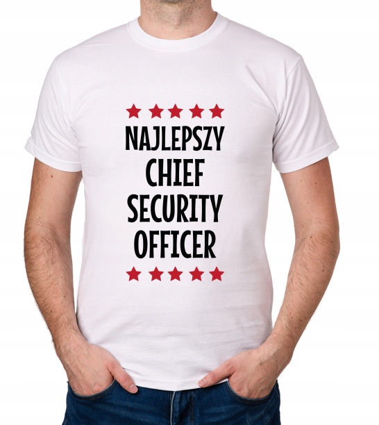 

koszulka Najlepszy Chief Security Officer prezent