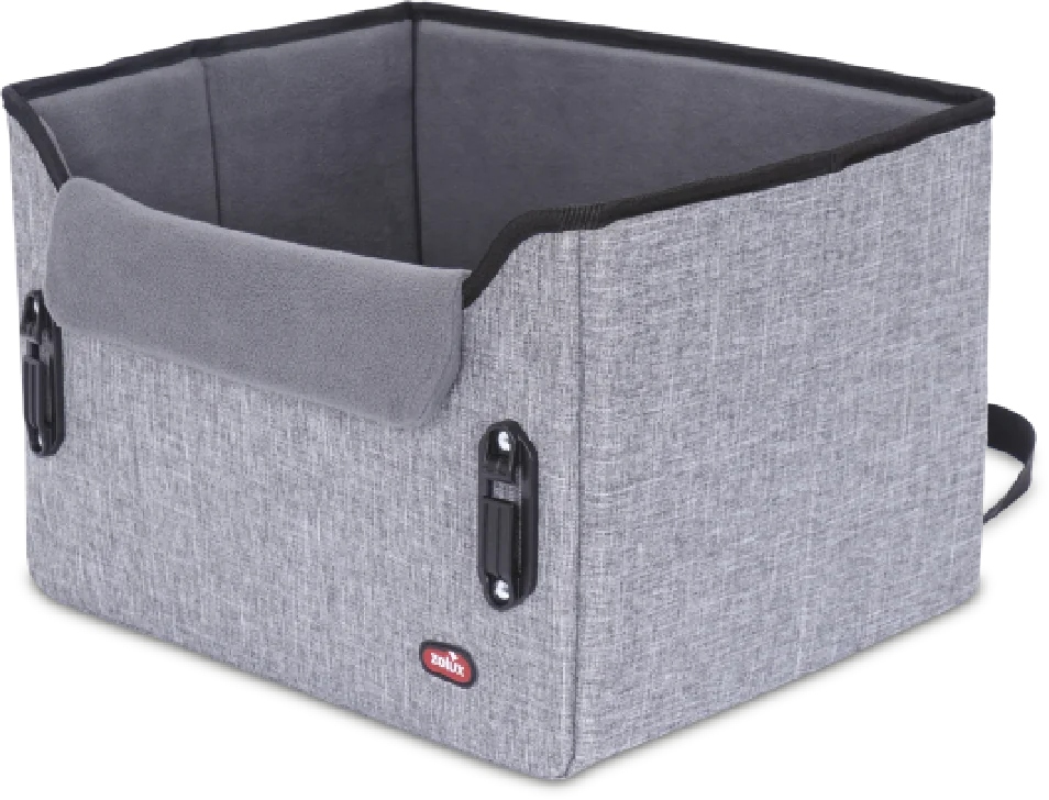 Zolux Fotelik samochodowy dla małego psa Nomad S Szary do auta