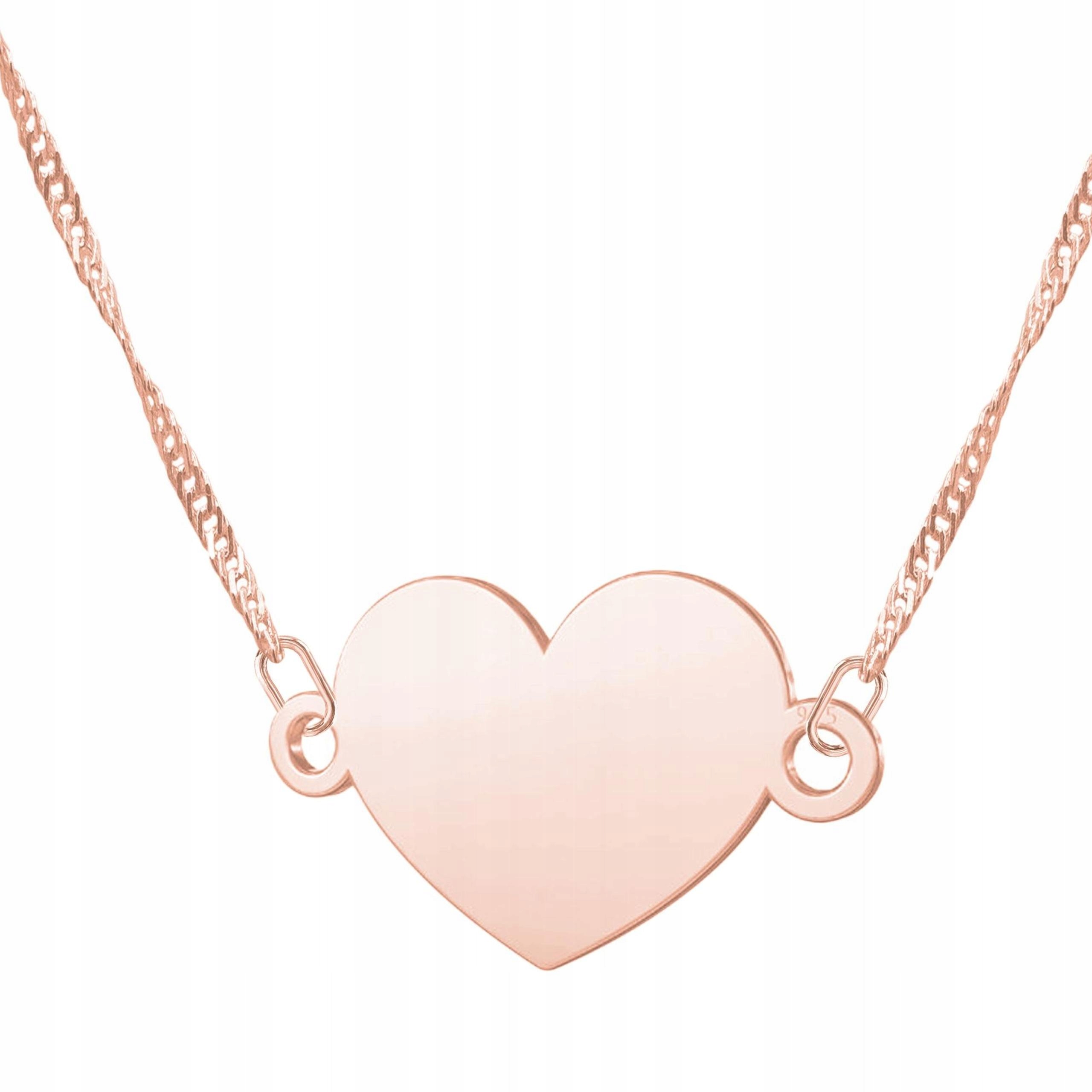 Pozlacený náhrdelník se srdíčkem Srdce Srdíčko Srdce Stříbro 925