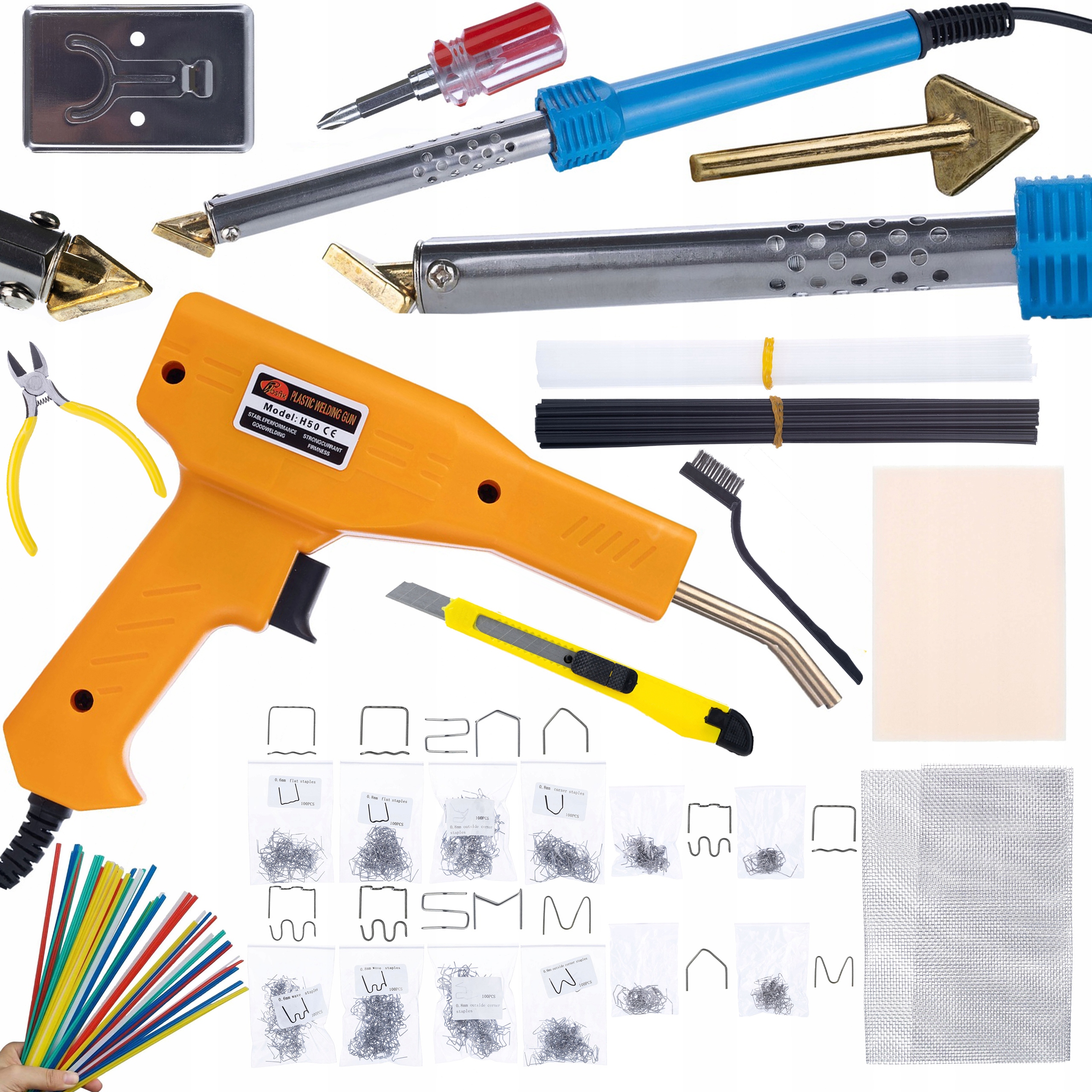 Páječka Blue Lark 80W Sešívačka 200 Sponek 800 Sponek Sada Pojiv