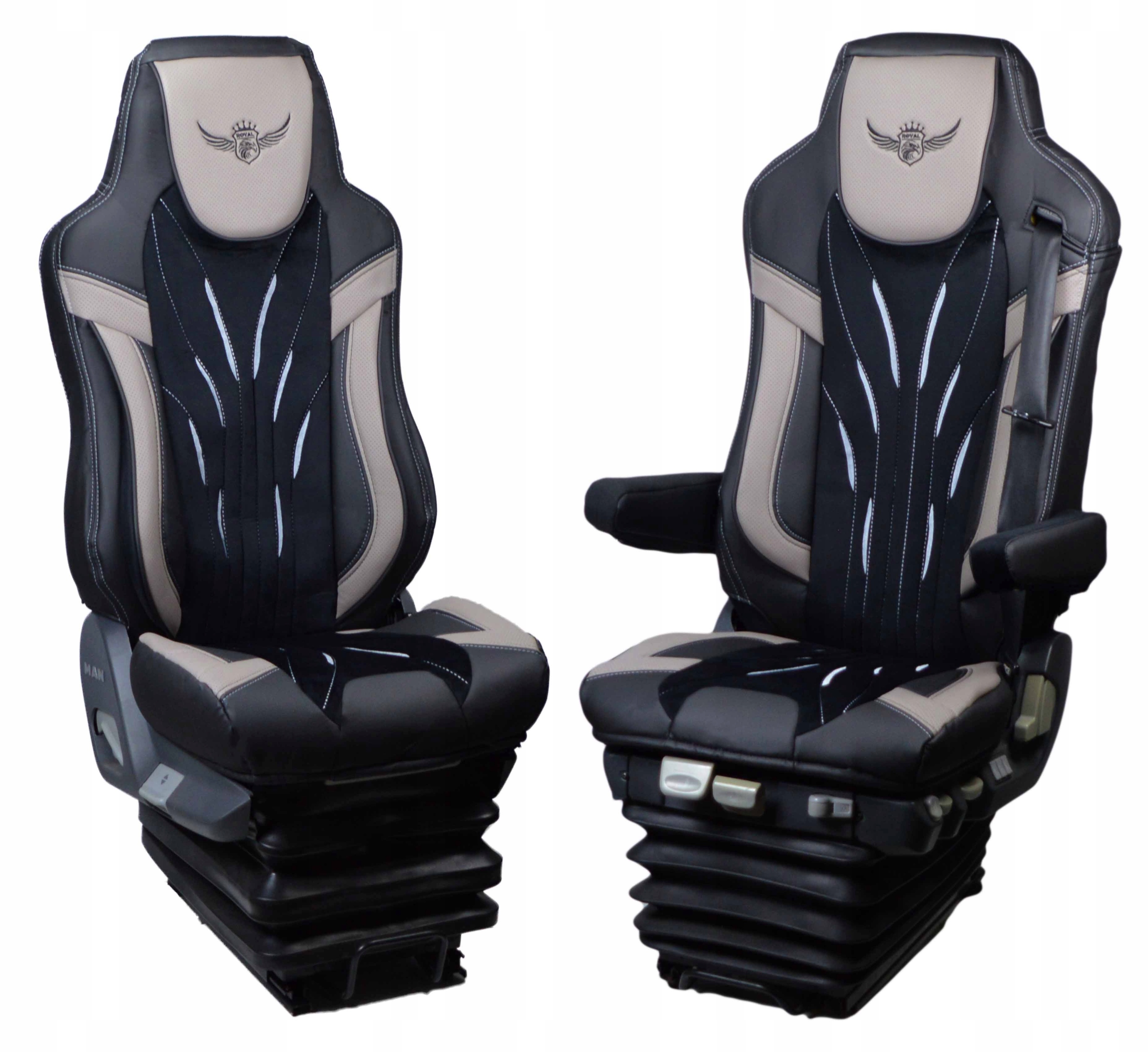 Pokrowce na fotele ROYAL DeLuxe MAN TGX, TGS, TGA
