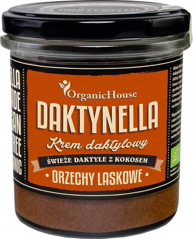 Levně Daktynella lískové ořechy – datlový krém Bio 280 g OrganicHouse