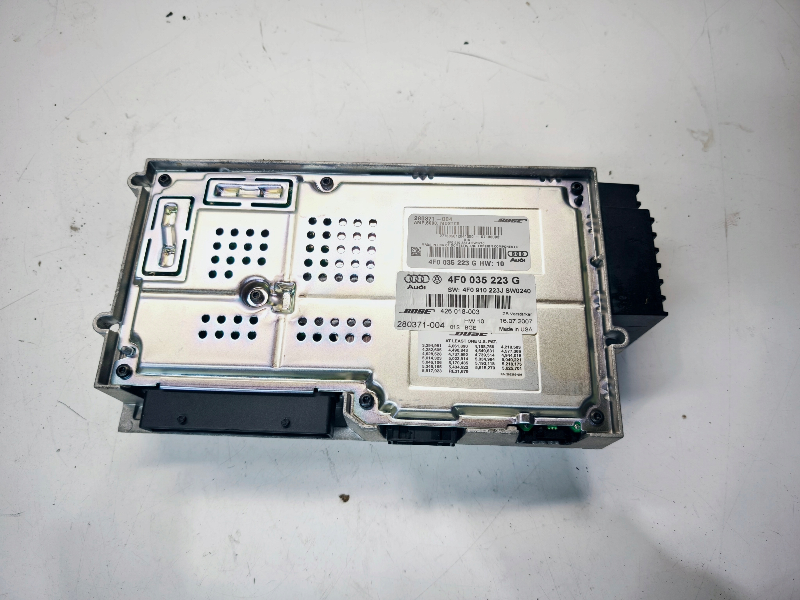 amplifier BOSE AUDI A6 C6 4F0035223G 4F0910223J