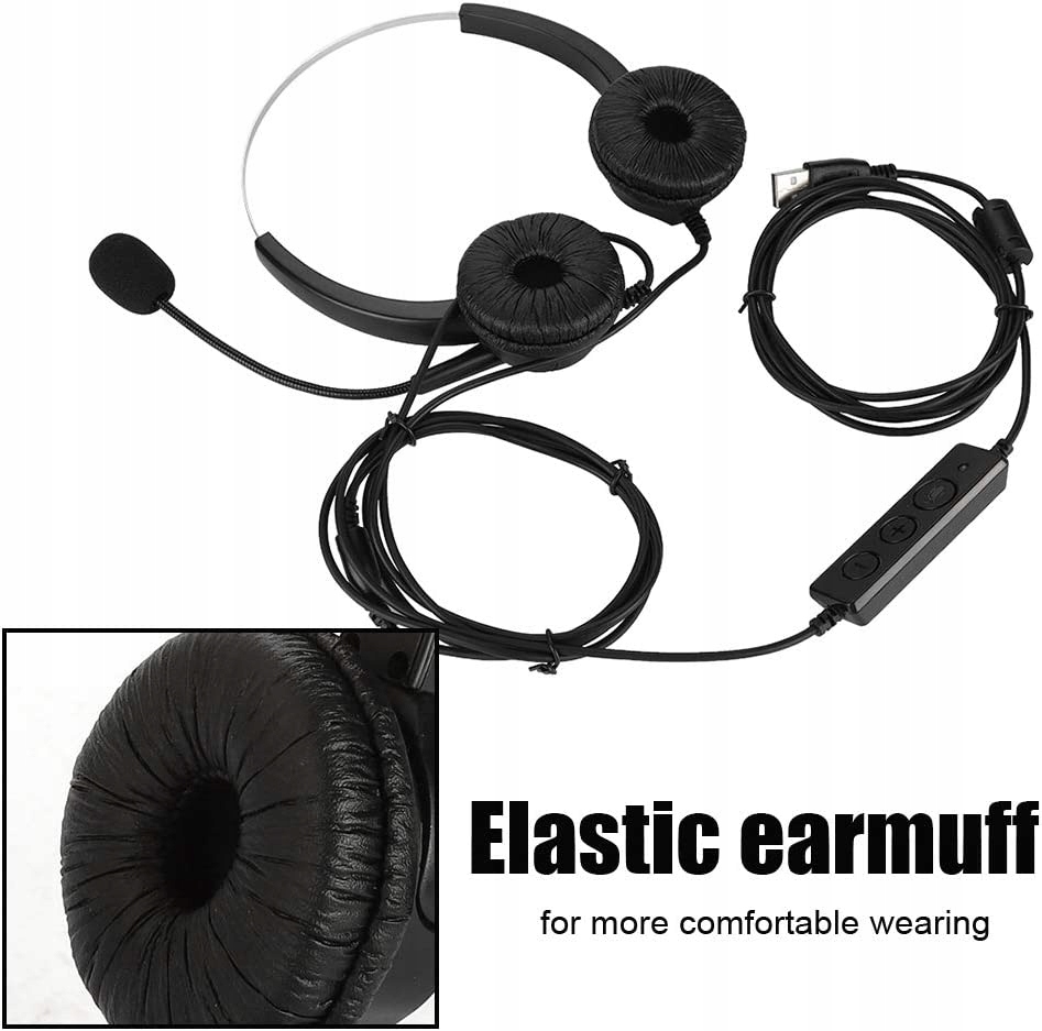 

Słuchawki nauszne Zestaw słuchawkowy Call Center