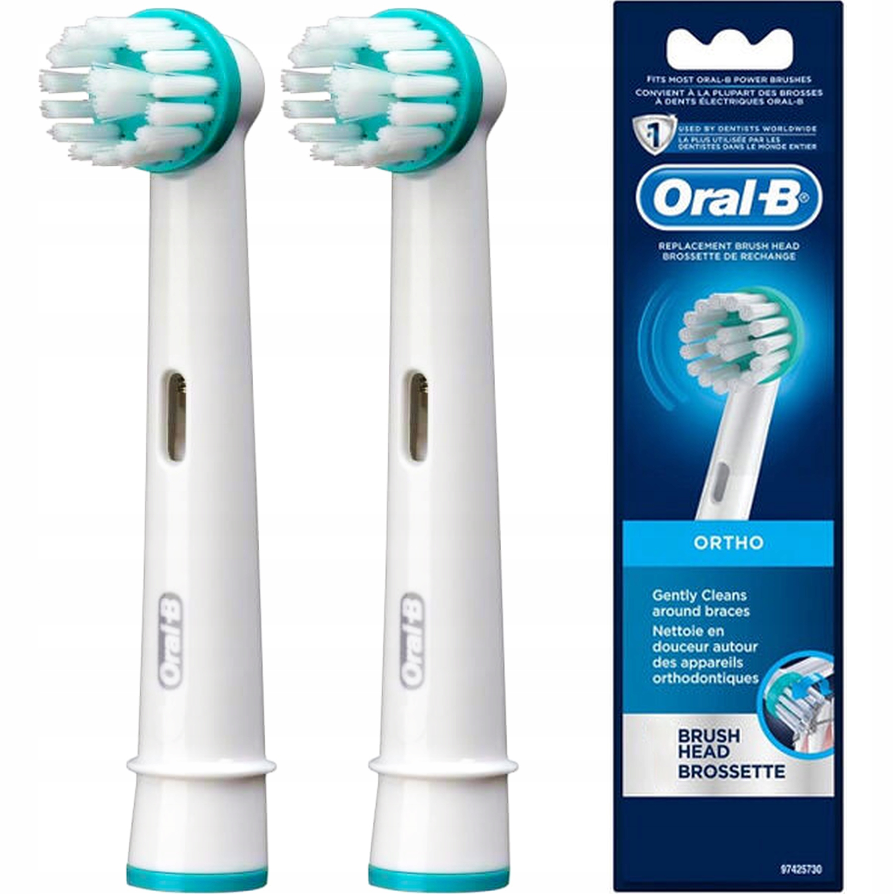 

Oryginalne Końcówki Braun Oral-B Ortho Care 2 szt.
