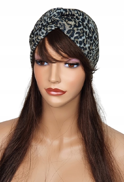

Opaska Pół turban Panter turbany czapki Eva Design