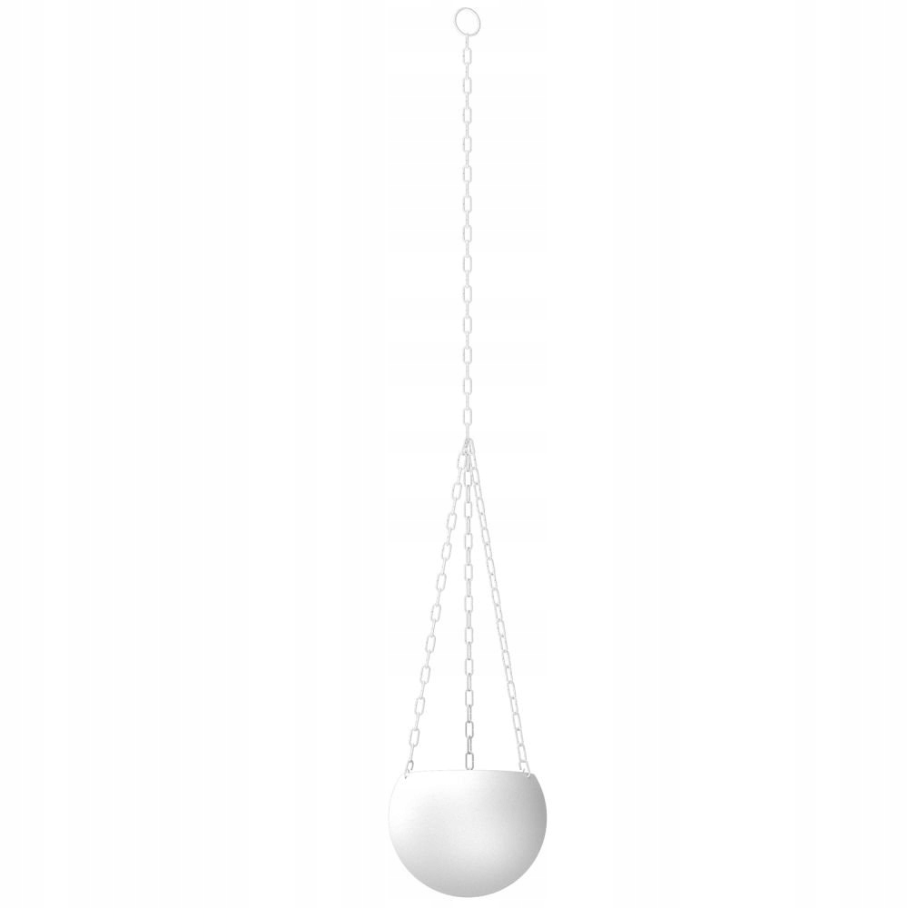Závesný kvetináč biely Flower Pot 8104 Luminex