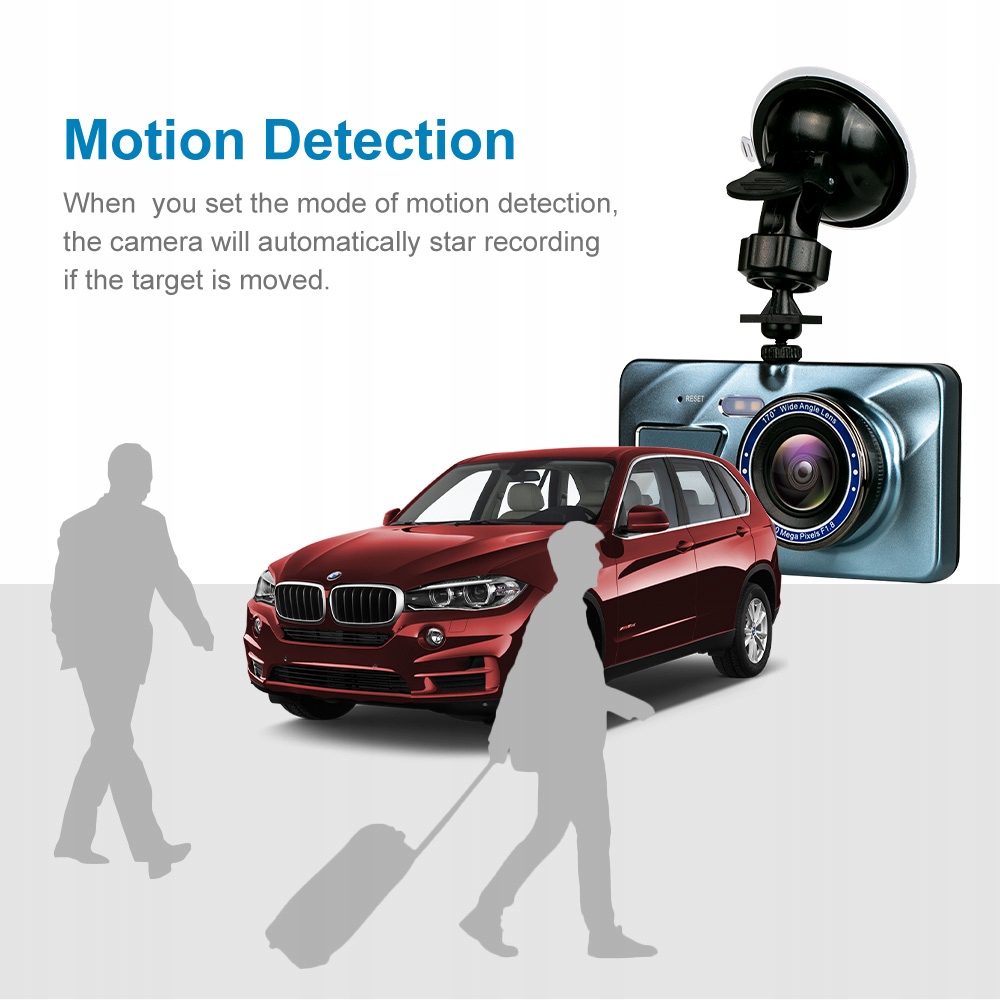 REJESTRATOR JAZDY KAMERA FULL HD PRZÓD TYŁ Model WIDEOREJESTRATOR KAMERA SAMOCHODOWA KAMERA COFANIA