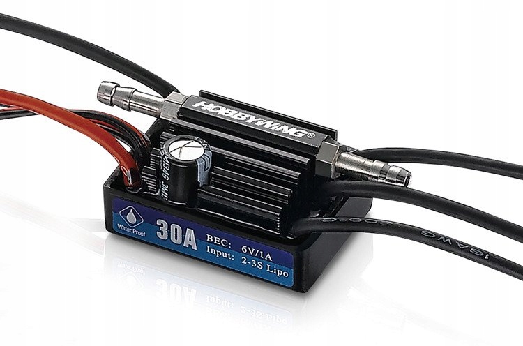 Hobbywing Seaking 30A V3 Kompaktní Programovatelný Regulátor Voděodolný