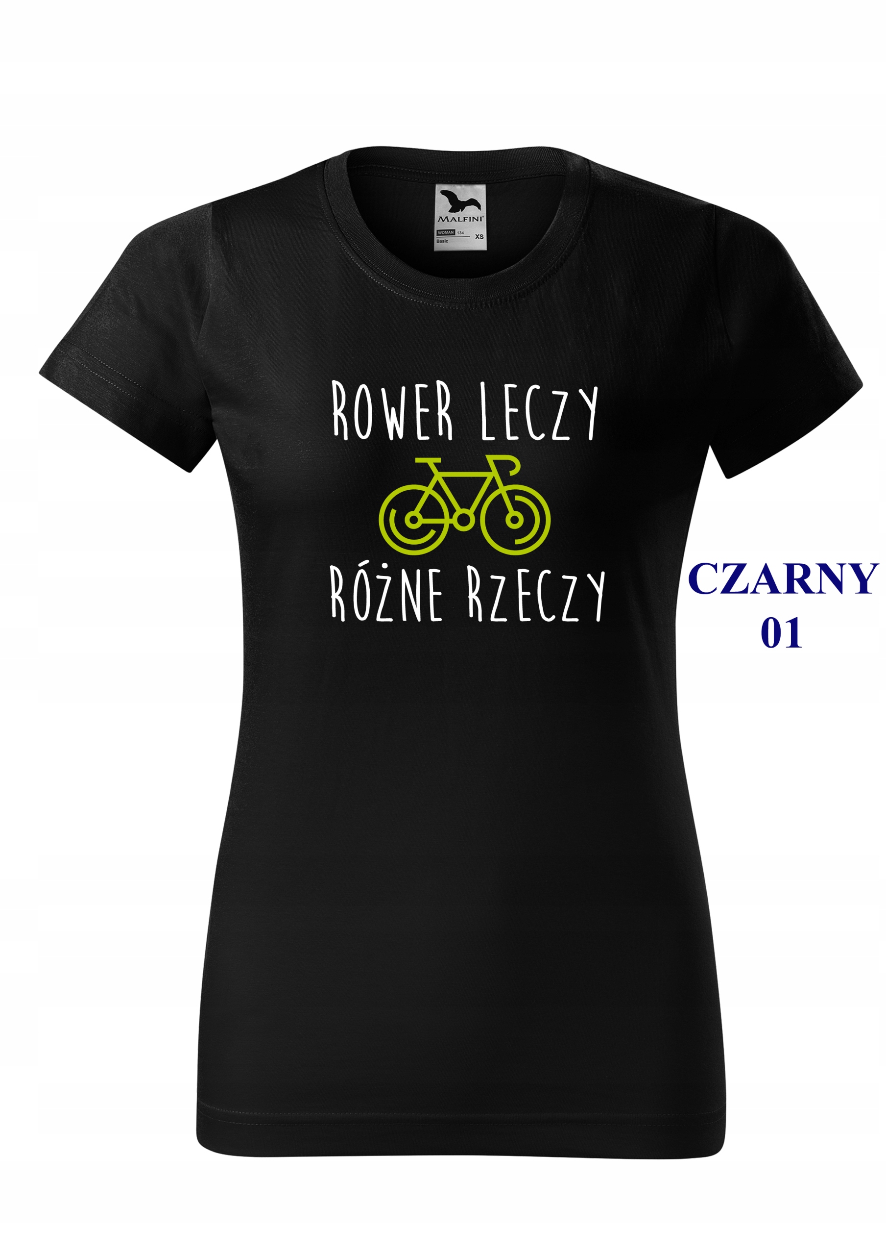 Koszulka ROWER LECZY RÓŻNE RZECZY dzień kobiet na PREZENT L Rozmiar L
