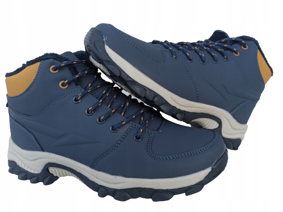 CIEPŁE BUTY OCIEPLANE ZIMOWE OCIEPLANE HKR TREKING Rozmiar 44