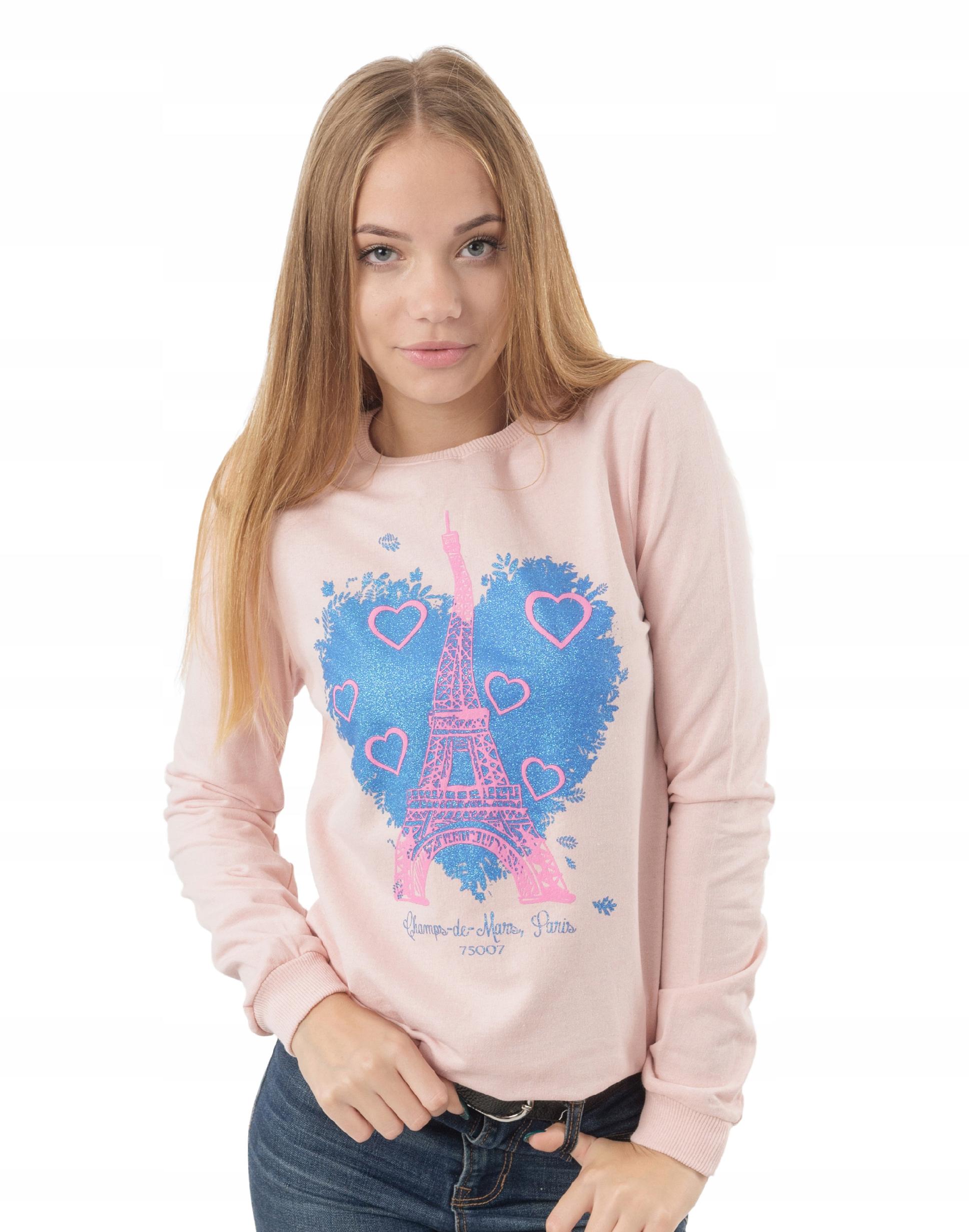 

Cienka Bluza Damska Dresowa Bawełniana 5017-06 r M