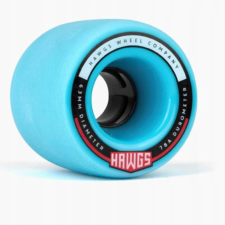 Longboardová kolečka Hawgs Fatty Modrá 63 mm 78A