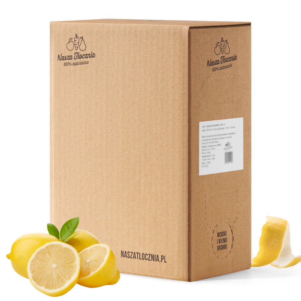 Pyré Citron 100% citronové pyré Nasza Tłocznia limonáda nápoje 3 kg