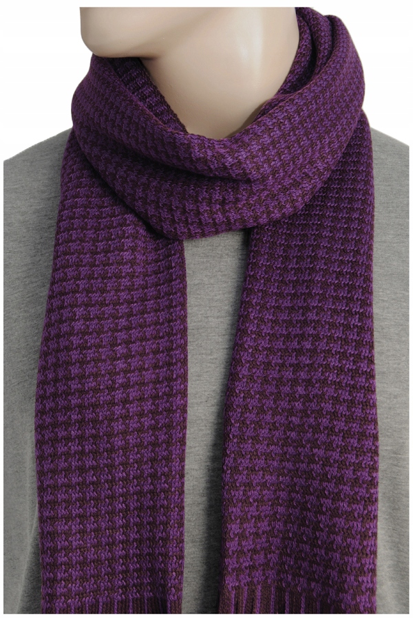 KURZA STOPKA Pepitka Szalik Zimowy FIOLETOWY af13 EAN (GTIN) 5904257032492