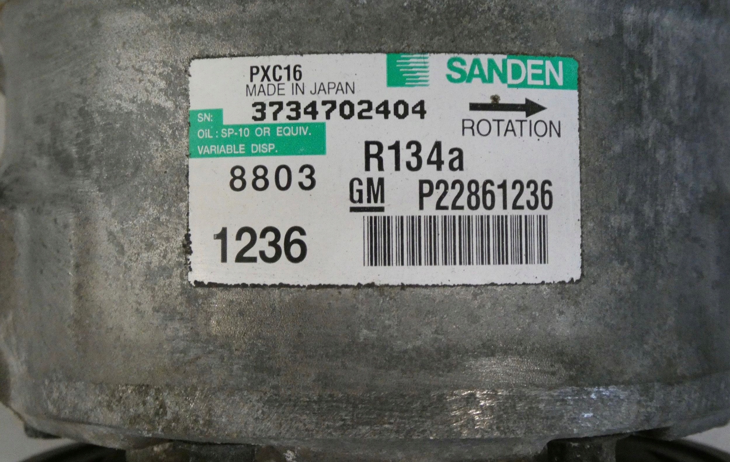 compressor compressor; pump of the air conditioning OPEL INSIGNIA A 2.0 CDTI A20DTH