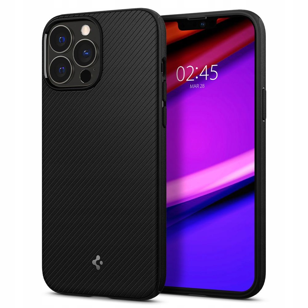 Plecki Spigen Mag Armor MagSafe do iPhone 13 Pro czarne