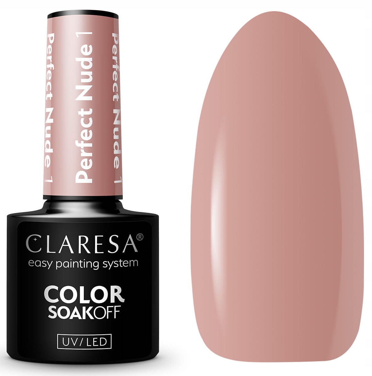 

Claresa Lakier Hybrydowy Perfect Nude 1 -5G