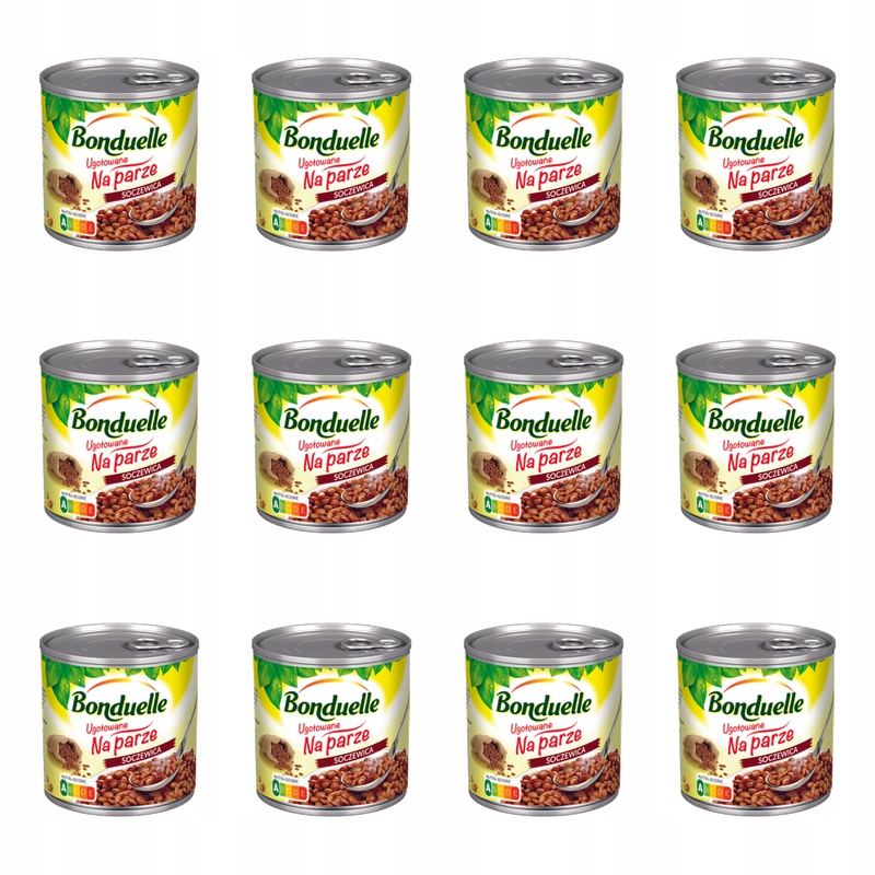 Bonduelle Červená čočka v páře 425 ml X12