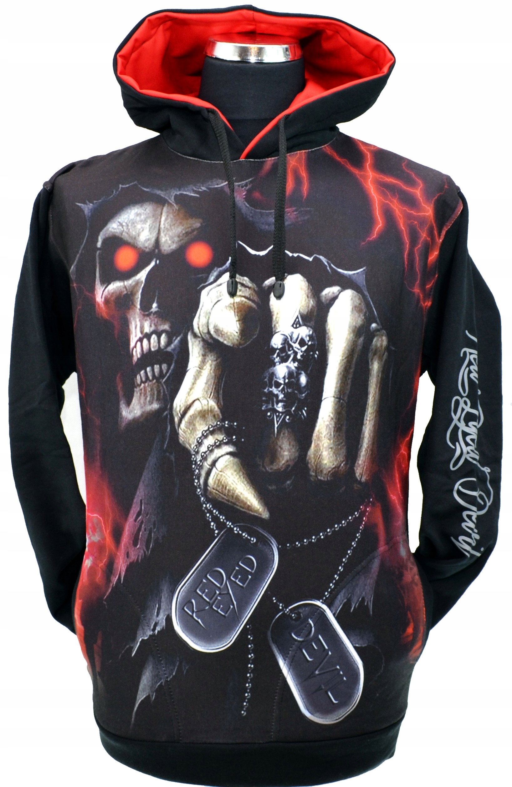 

Bluza z kapturem nadruk 3D wzory prosto od prod XL