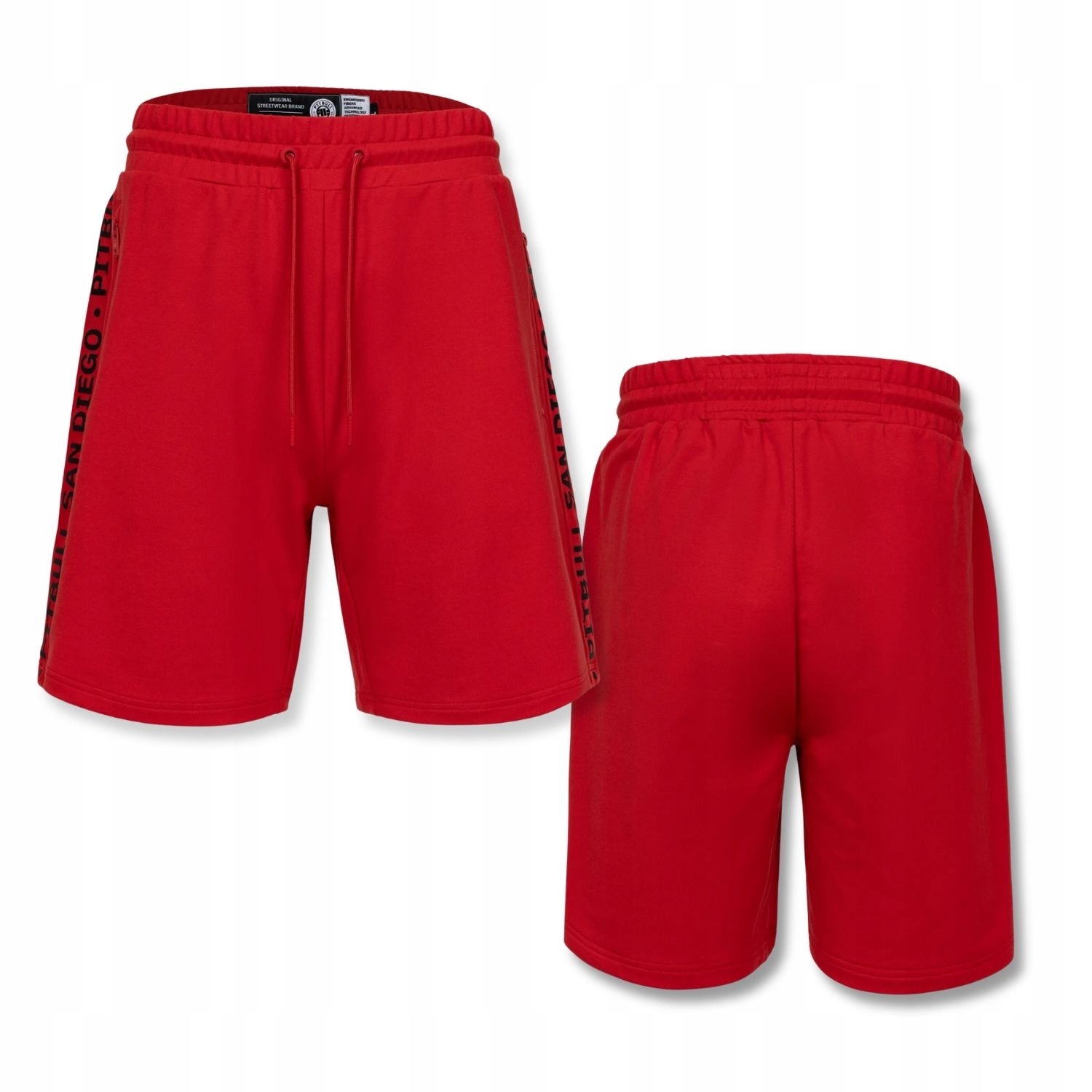 Pánské teplákové šortky Pitbull Tape Parker s krátkými kraťasy a nápisy na bocích