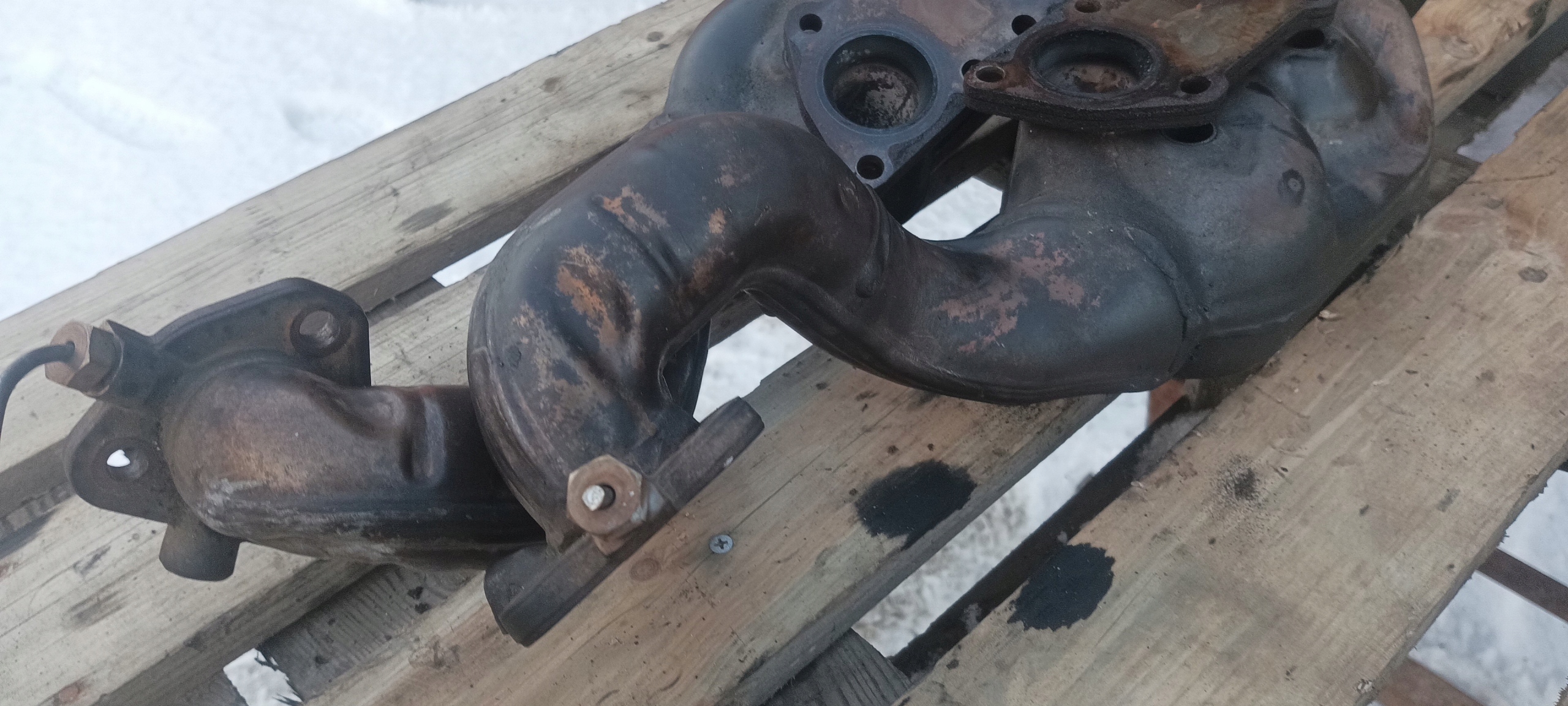 Audi A6 C5 RS6 4.2 коллектор выпускной 2szt 077253033AA 077253034AA