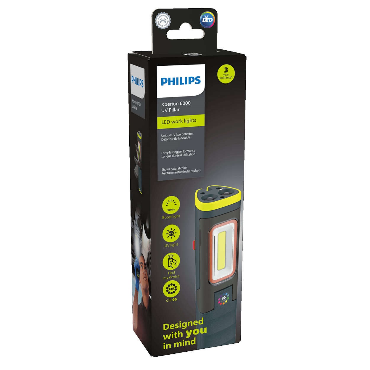 PHILIPS LAMPA WARSZTATOWA XPERION6000 UV PILLAR Producent code X60UVPIX1 10