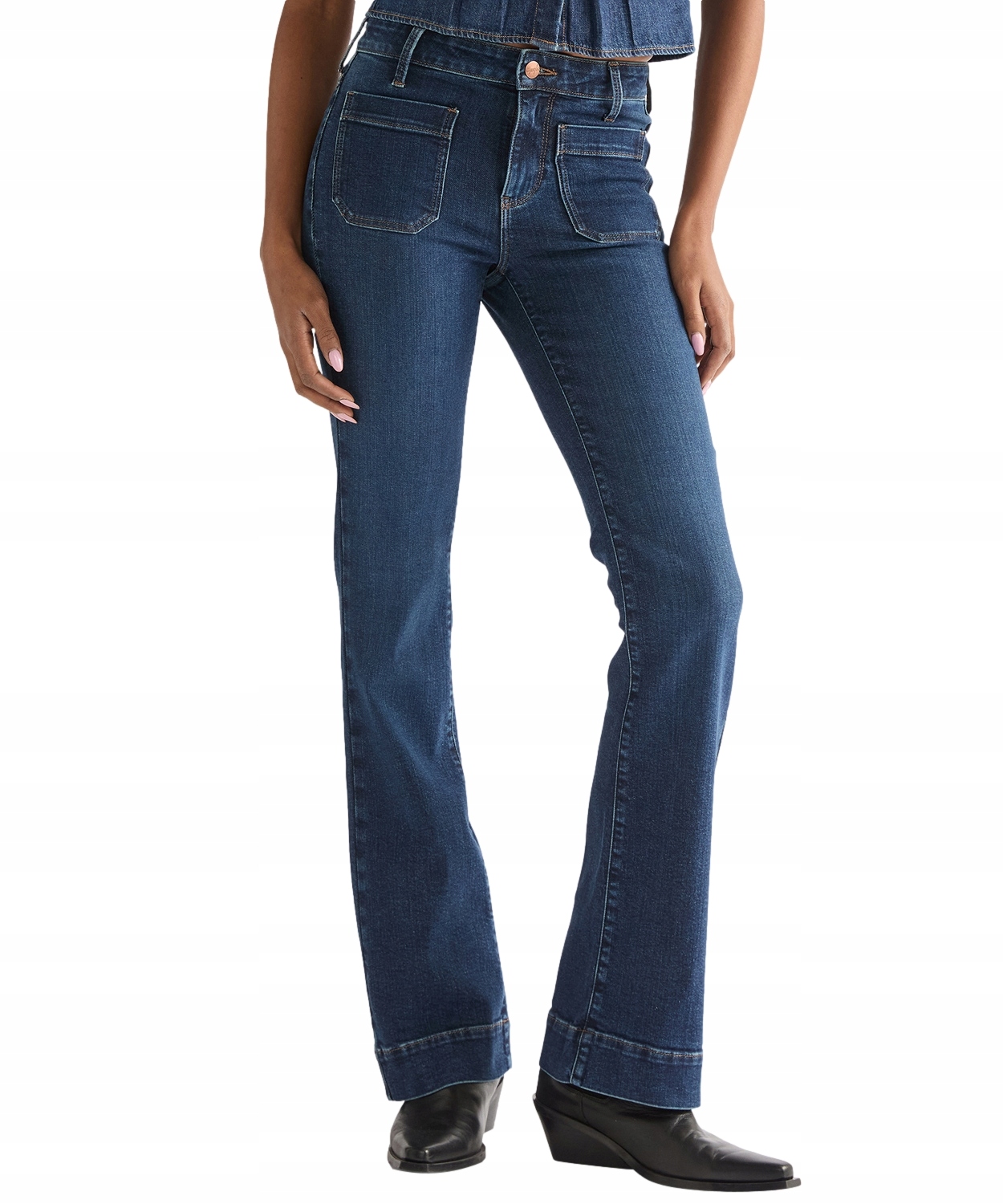 Jeansy Wrangler Flare 112379973 Pioneer Pop W 31 L 30