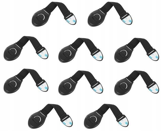 

Zestaw Blokad Zabezpieczeń Do Szuflad 10 Sztuk