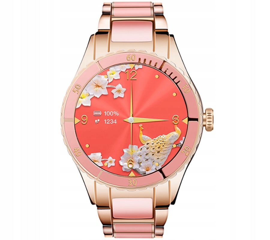 Smartwatch Damski Rubicon RNCE82 Różowy