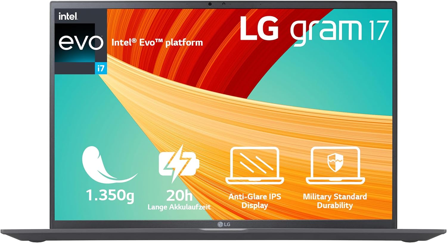 Ultrabook LG Gram 17&quot; 1,35 kg i7-1360P EVO QHD Iris Xe 16GB DDR5 1TB SSD WIN