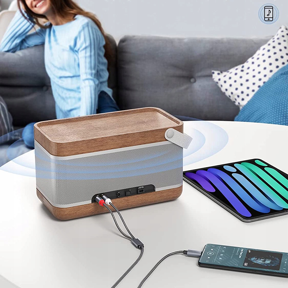 KABEL USB-C TYP C do 2x RCA CINCH STEREO HQ Marka bez marki