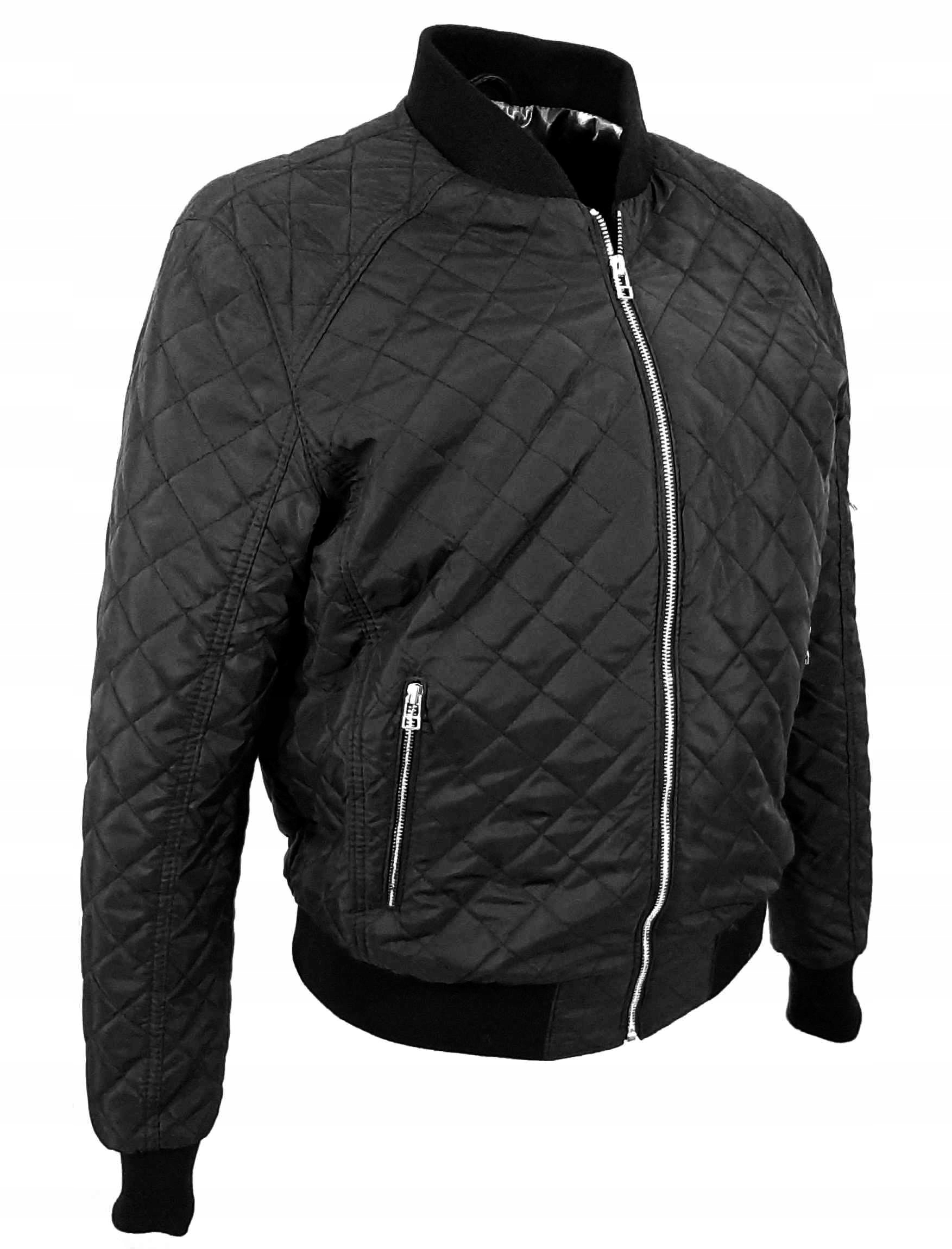 KURTKA Przejściowa MĘSKA LEKKA PIKOWANA 58 WIOSNA Marka ELEGANCJA