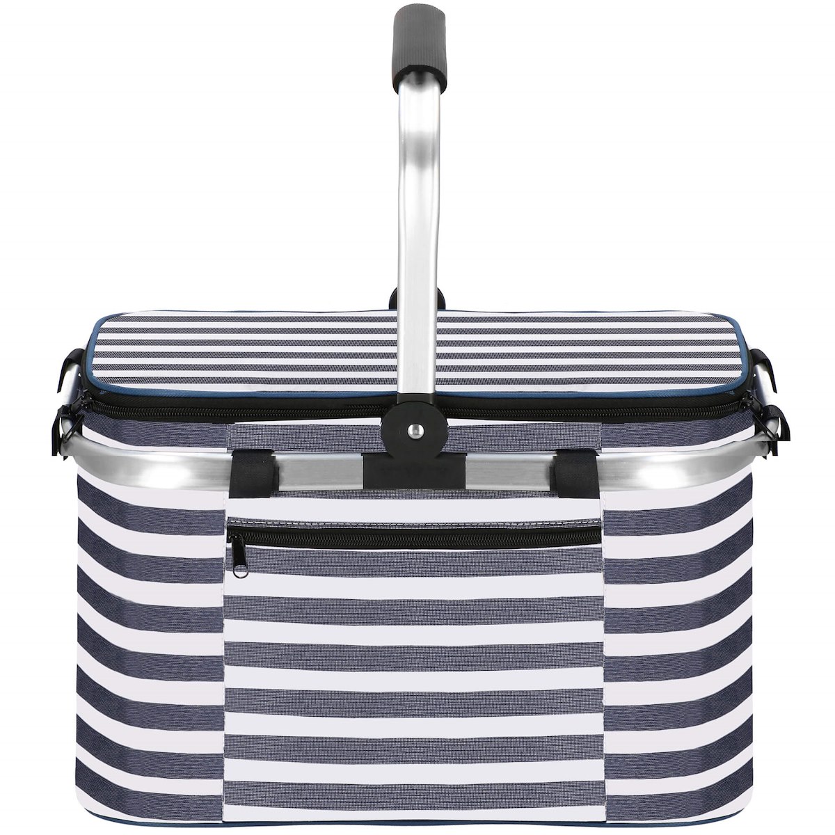 KOSZ PIKNIKOWY SKŁADANY TERMICZNY TURYSTYCZNY IZOLACYJNY KOSZYK NA ZAKUPY Pojemność 28 l