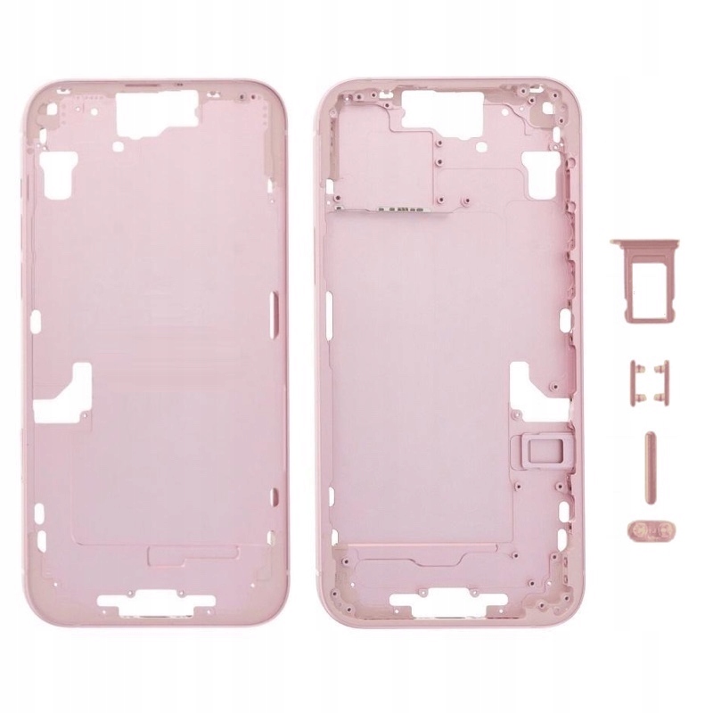 Obudowa Korpus Middle Frame Przyciski Ramka Do Apple iPhone 15 Pink Różowy